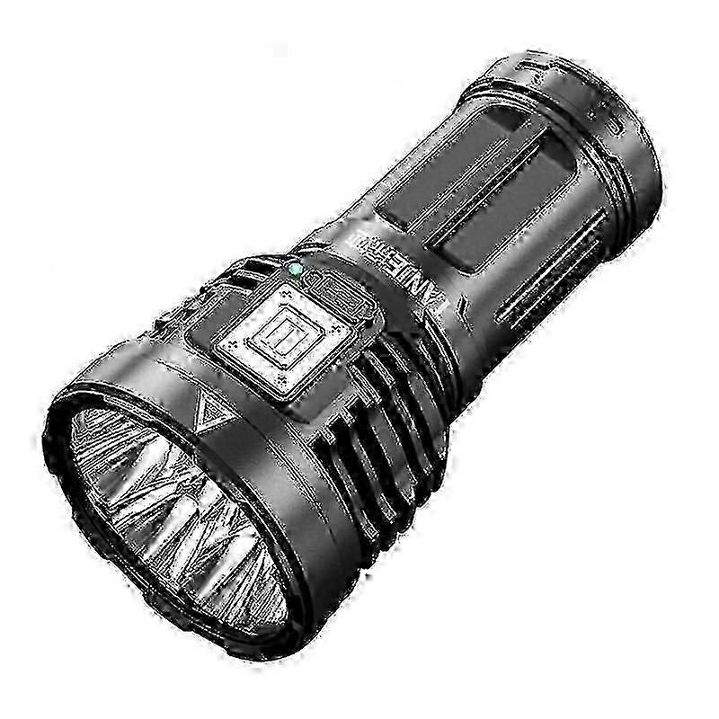Super Bright 12,000,000 LM LED Tactical Torch - USB Rechargeable for Outdoor Use