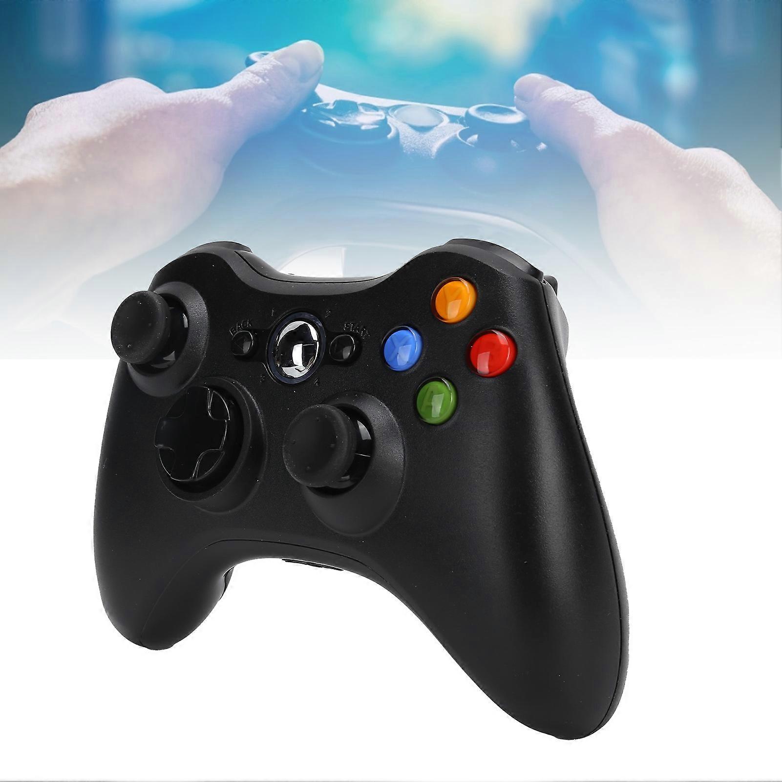 2.4G Wireless Game Controller Gamepad Handle for Xbox 360 PS3 Black
