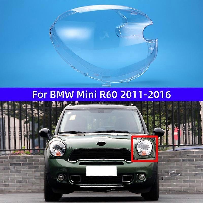 For BMW Mini R60 2011 2012 2013 2014 2015 2016 Auto Accessory Replace A Transparent PC Lights Shell Front Lights Lampshade-Right