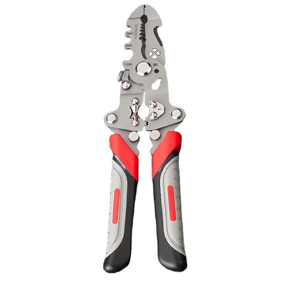 Multi Functional Foldable Electrician Tool Wire Cutting Pliers,Wiring and Pulling Plier,Wire Splitting Pressing Plier
