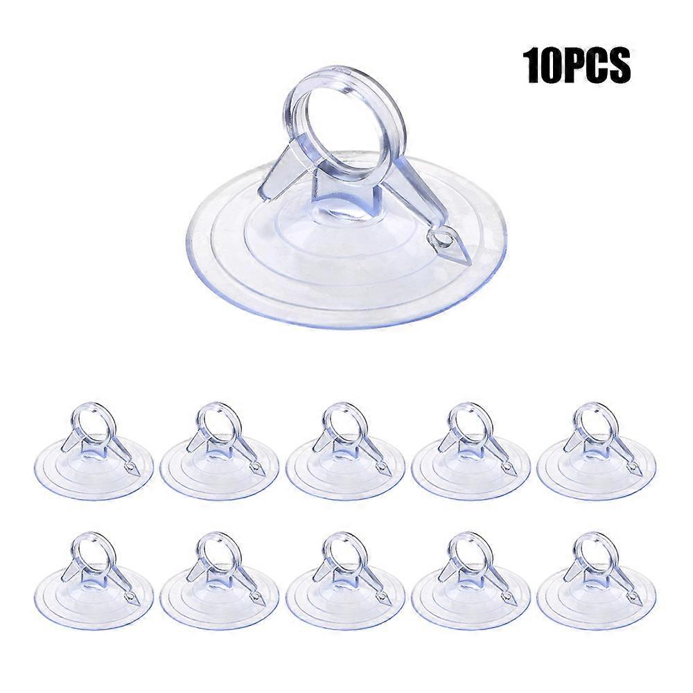 10 Pcs PVC Car Sunshade Suction Cup With Strong Pull Ring 45mm Diameter