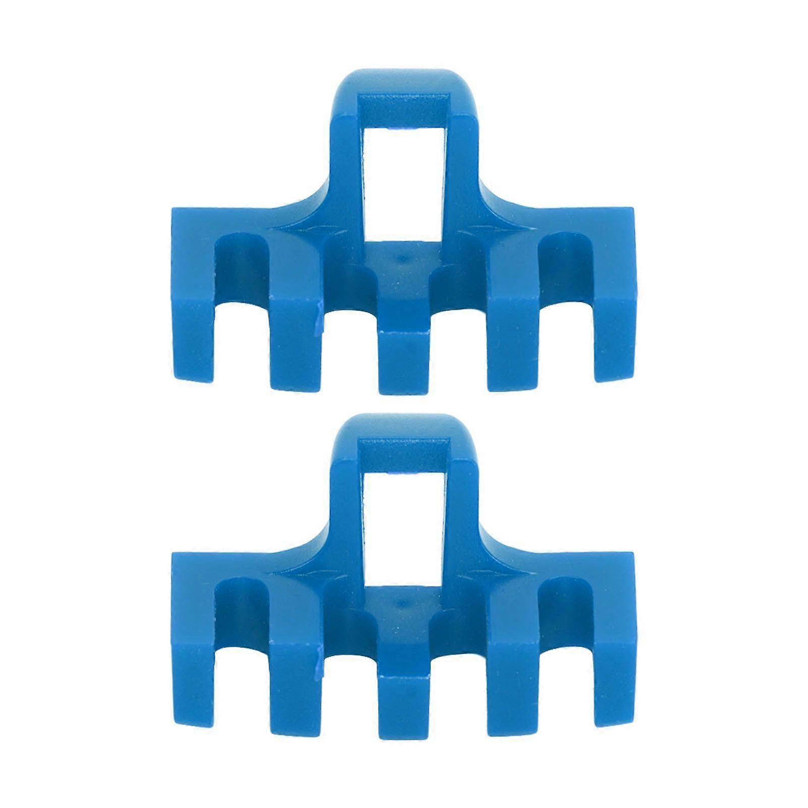 2Pcs Badminton Stringing Racquet Load Spreader Badminton Tennis Racquet Pulling Machine Threading Accessories High Loaded Spreader Protector Blue