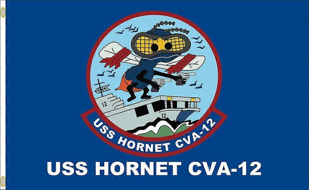 USN USS Hornet CVA-12 Drapeau unilatéral Bannière