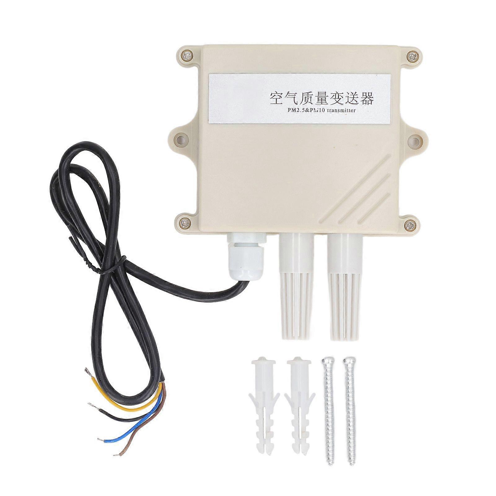 Particle Dust Transmitter High Accuracy IP65 Waterproof Industrial Air Quality Sensor for PM2.5 PM10 420mA DC 1030V