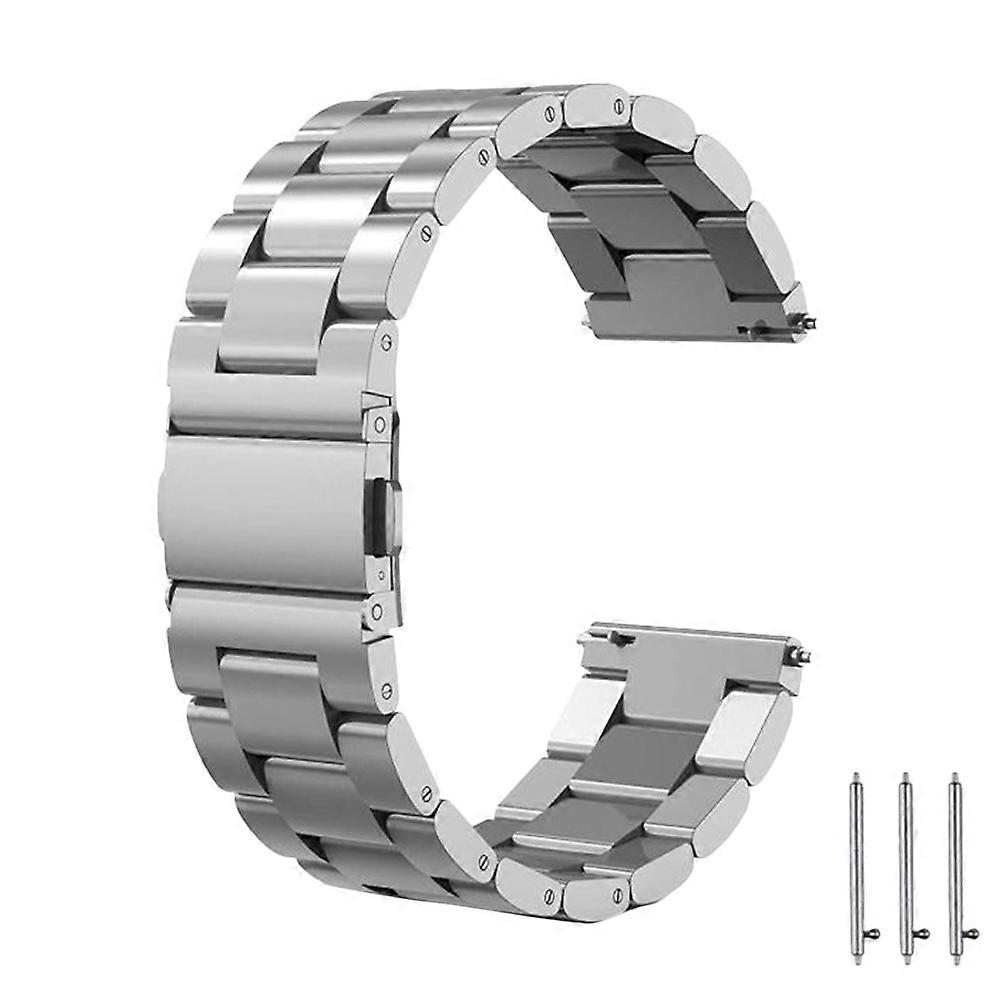 Stainless Steel Watchband Strap Replacement Compatible 24mm