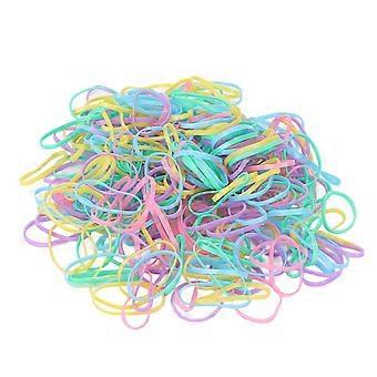 Plastic Hair Ties Colorful Thick Elastic Hair Bands for Toddler Baby Girls Kids Hair Styling