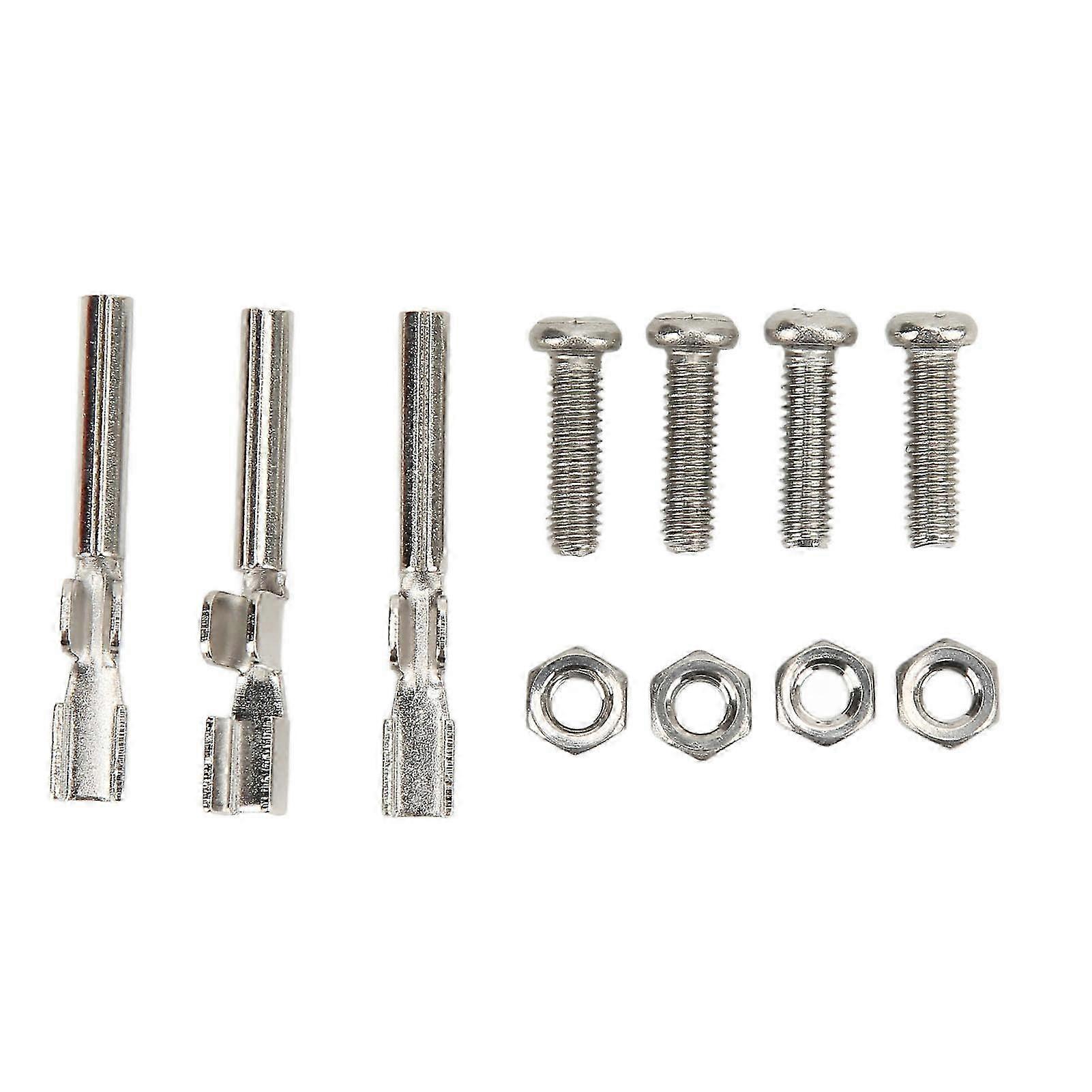 Club Car Charger Receptacle Plug 3 Pin Terminals Contacts Wire Connectors with Screw Nut 604321 Replacement for EZGO RXV Edition 0923