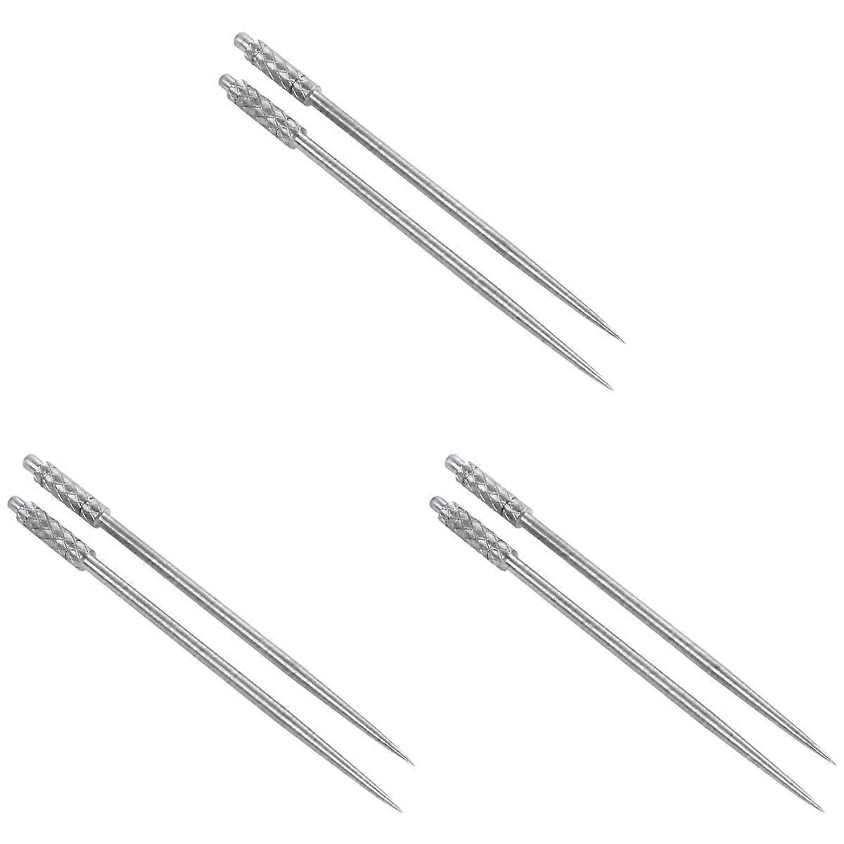 3X Titanium Toothpick Survival Hygiene TC4 Ti EDC X2