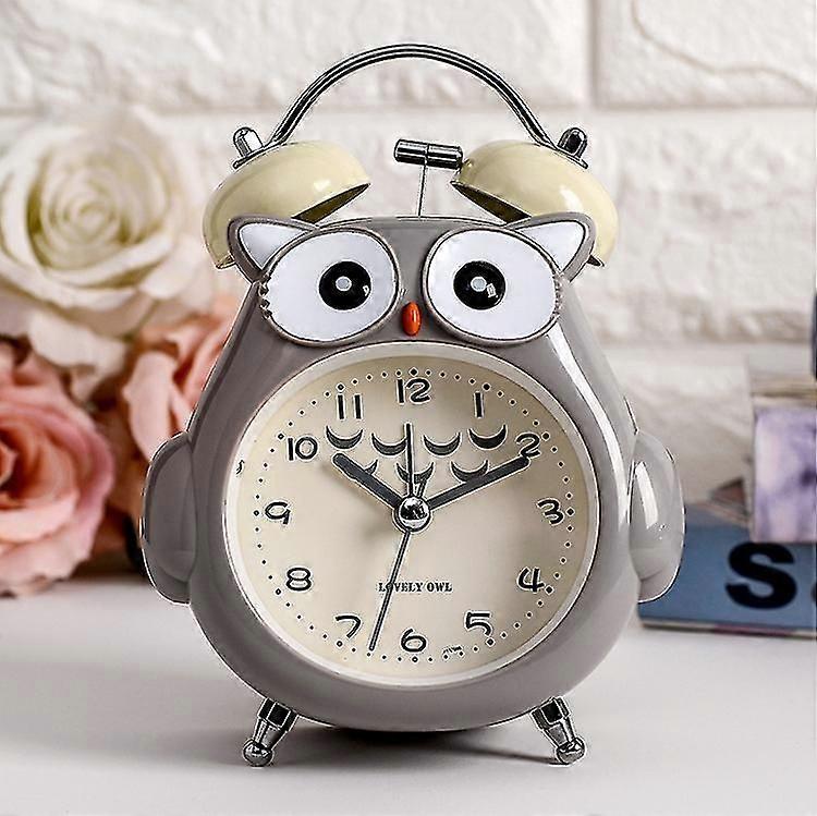 Children's Alarm Clock Owl Ringing Analog Alarm Clock