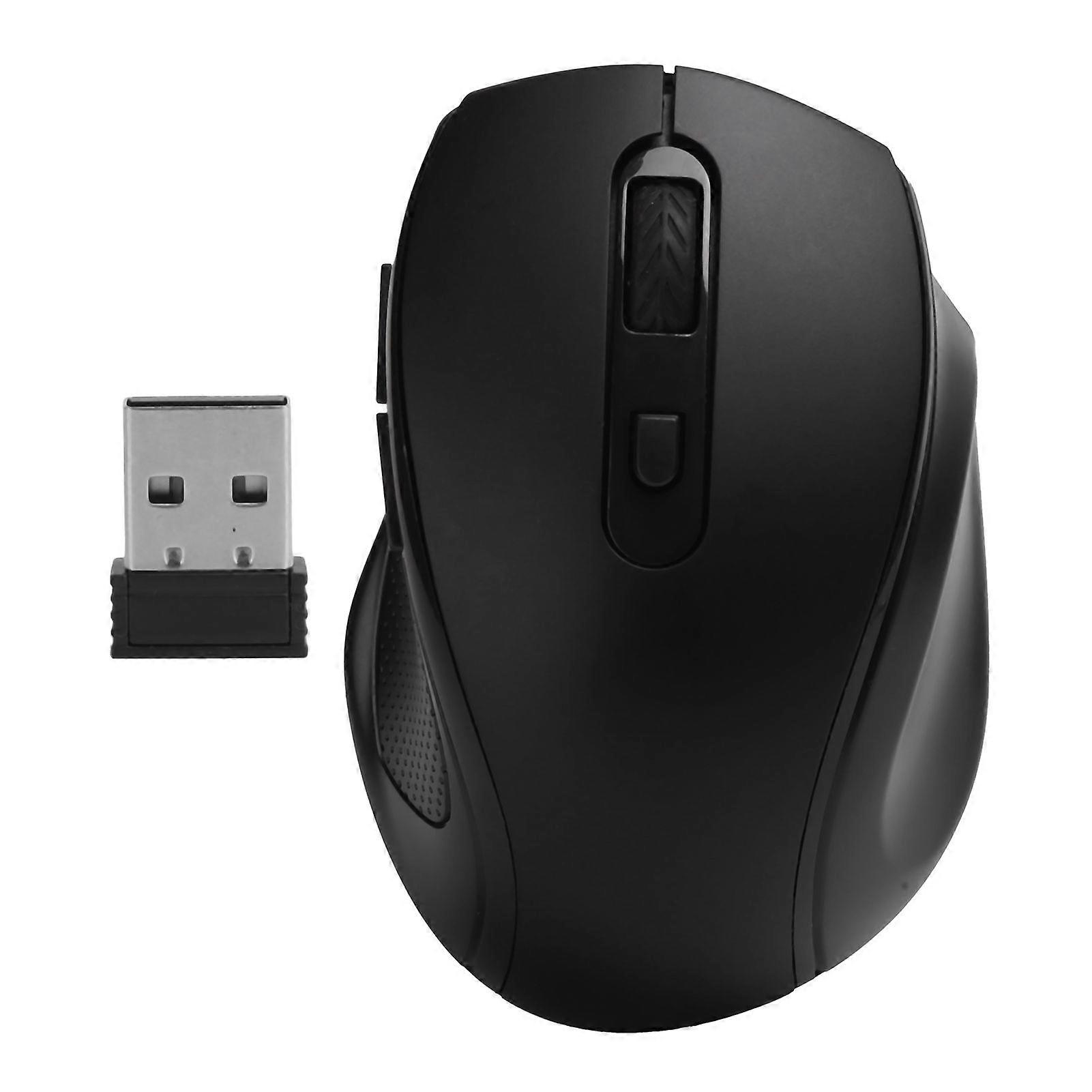 Wireless Mouse 2.4Ghz Office/Gaming Ergonomic Mice Notebook Desktop Computer AccessoriesBlack