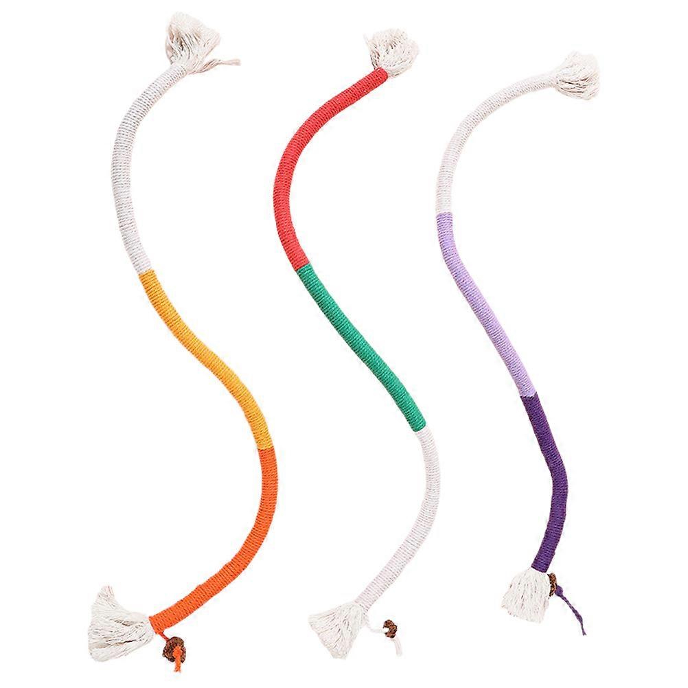 Interactive Cotton Rope Cat Toys for Indoor Use 12Pcs with Silvervine Fruit