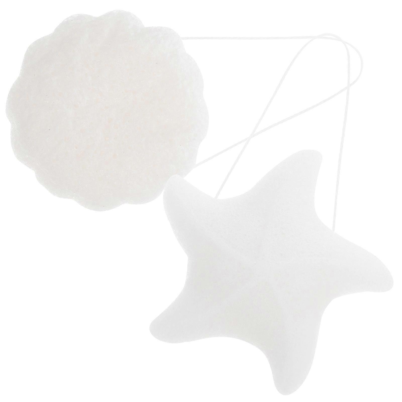Infant Bathing Sponge 4 Pcs Flower Design Bathing Soft Bath Sponge For Children Certified