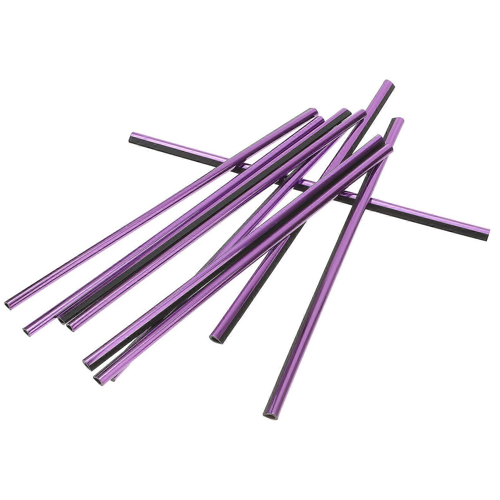 Car Decorative Strips U Shape for Vent Outlet 20Pcs Purple Flexible Trim