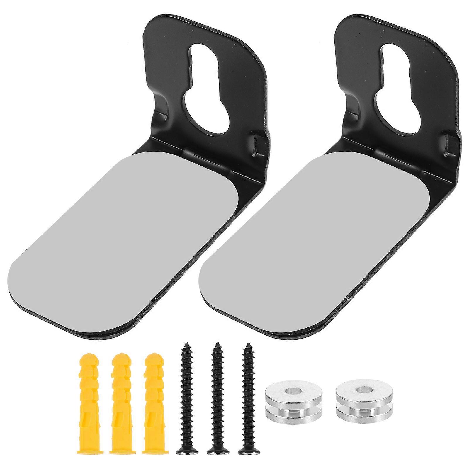 Speaker Bracket Set Stable Mounting Durable Stainless Steel 1Set For Club Use Soundbar Home Installation