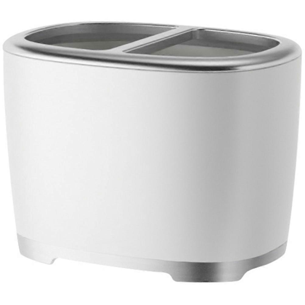 Toothpaste Storage Box Household Organizer for Bathroom Use Silver 2Pcs