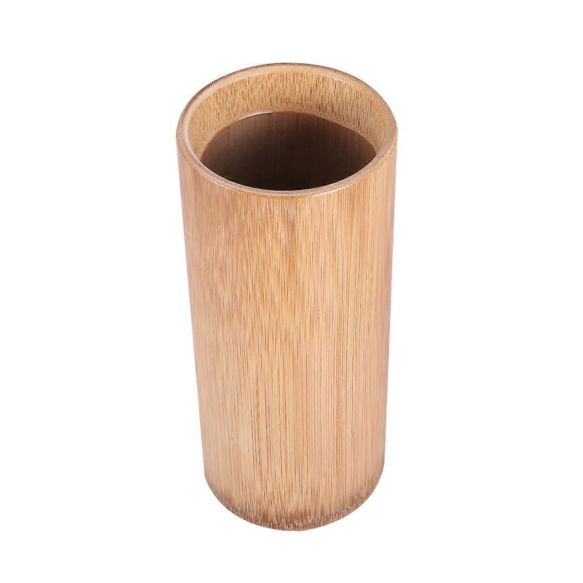 Chopsticks Storage Barrel Bamboo Holder for Multifunctional Kitchen Use