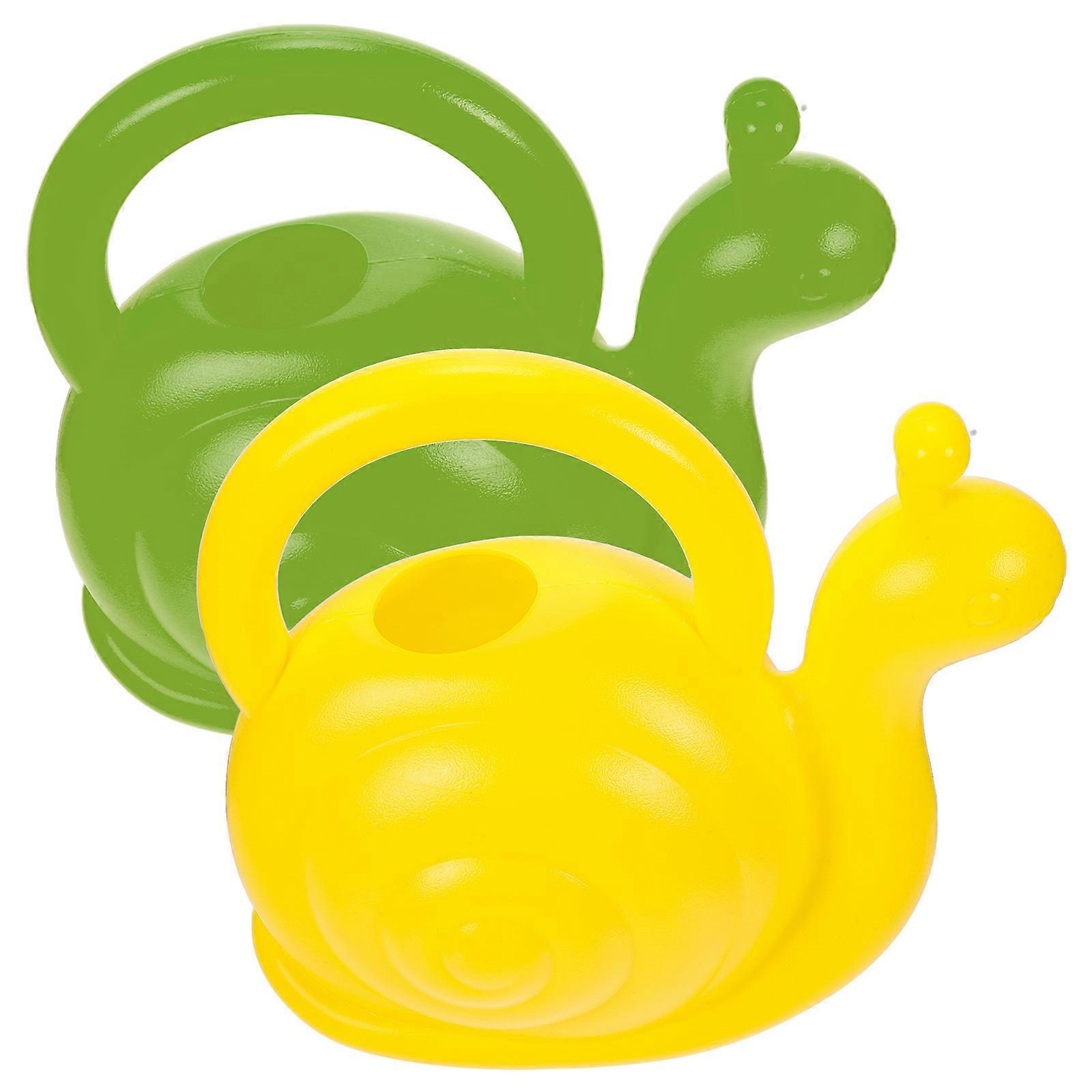 Assorted Color Cartoon Watering Can for Kids Gardening 4Pcs