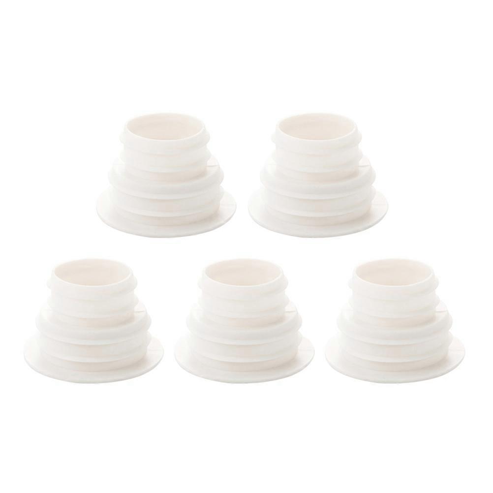 Kitchen Drain Connector Sewer Seal Silicone Sealing Plug 15Pcs White