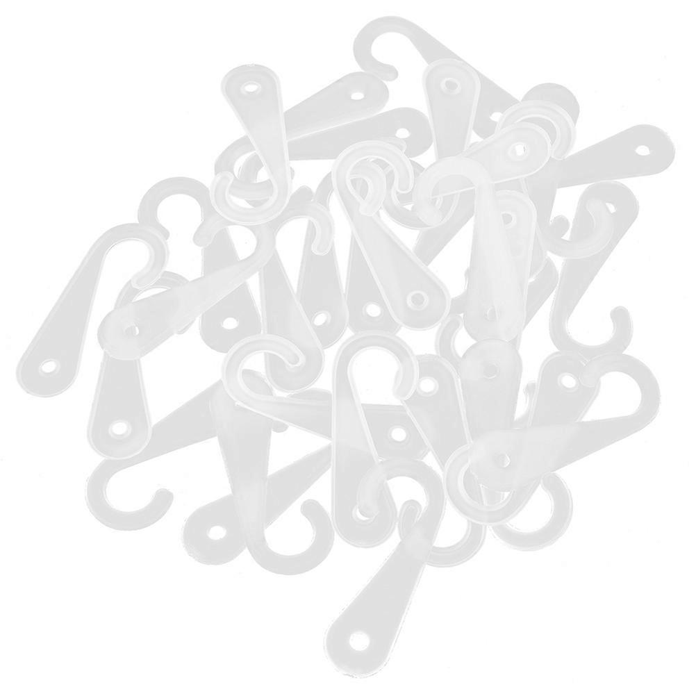 Transparent J Shaped Hooks For Socks And Hats Retail Display Versatile Usage 800 Pcs For Wardrobe Organization
