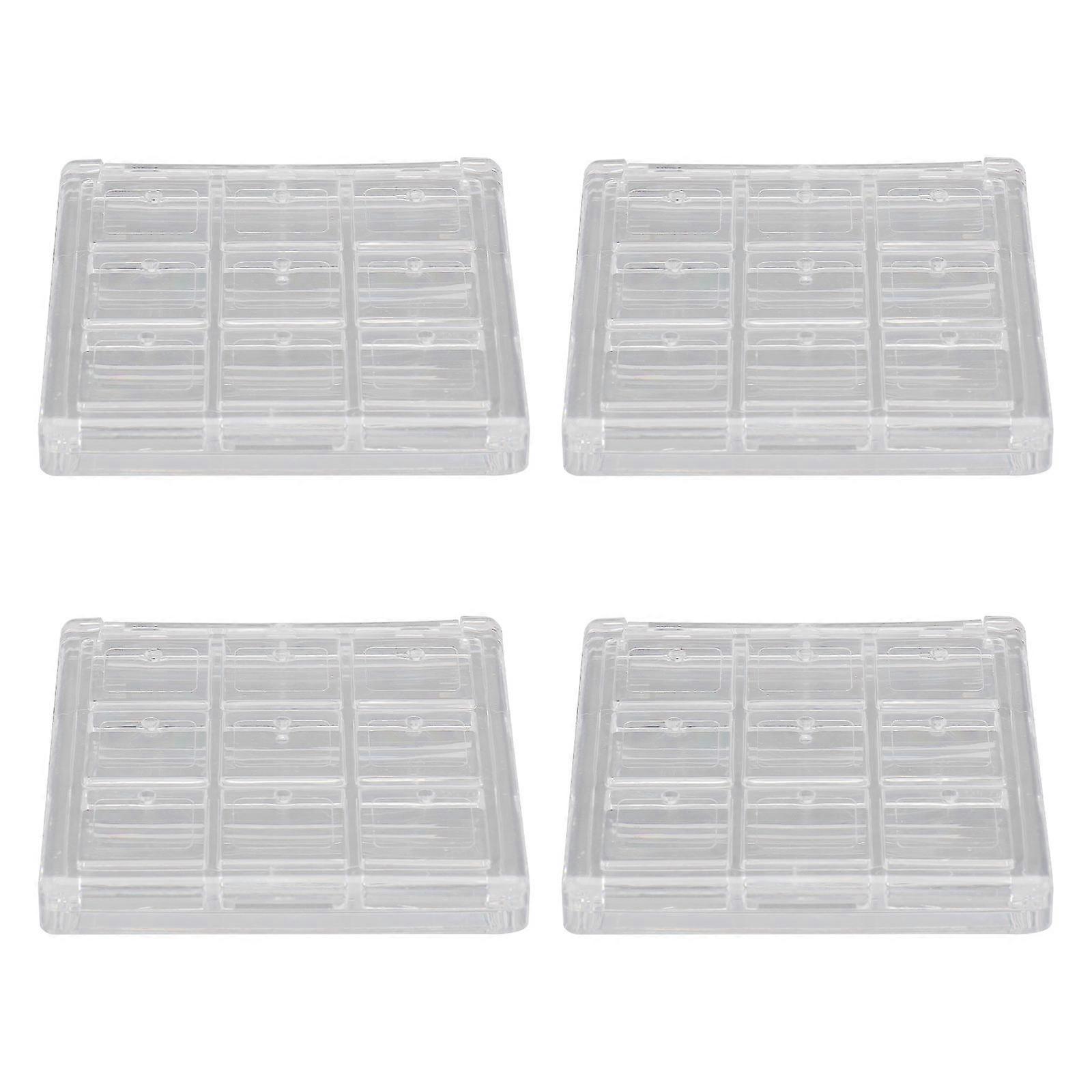 Transparent Cosmetics Box for Storage 24Pcs Eyeshadow Organizer