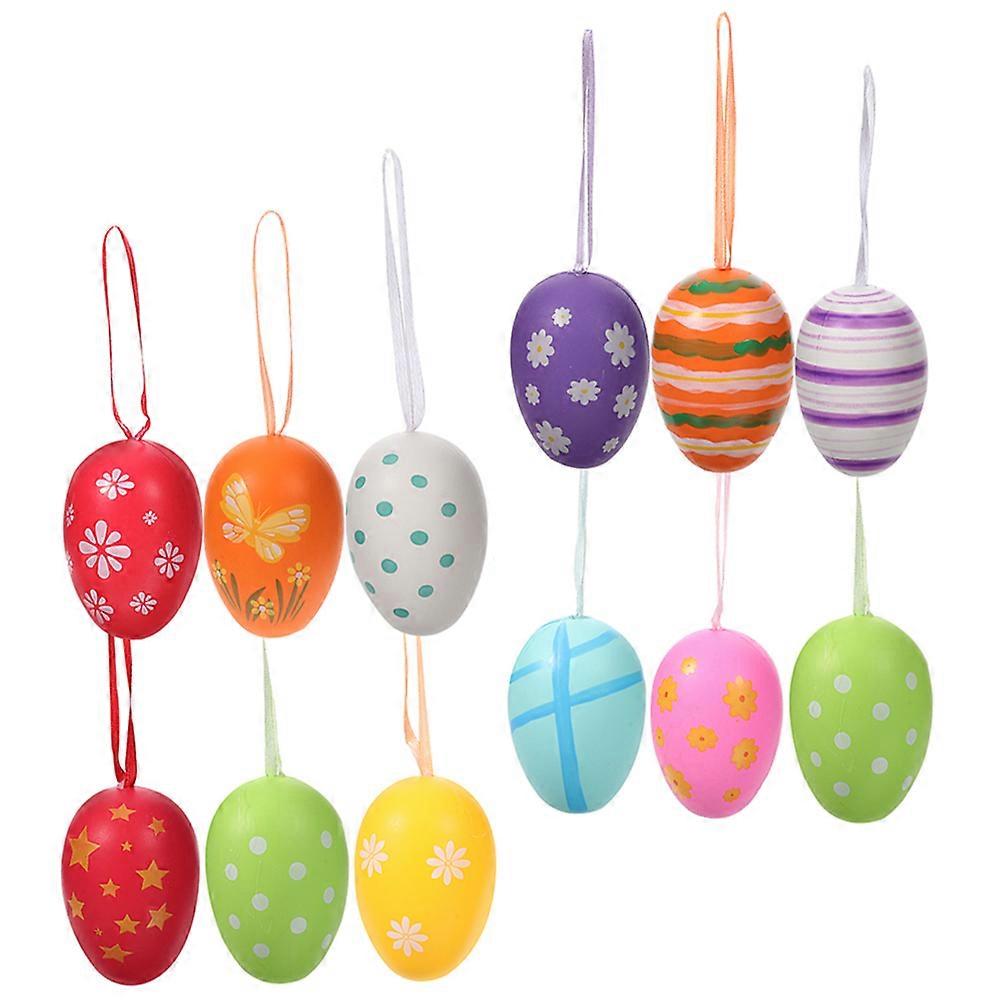 DIY Activity Easter Decor For Kids Easter Party 6.00X4.00X4.00CM Egg Shaped 120Pcs