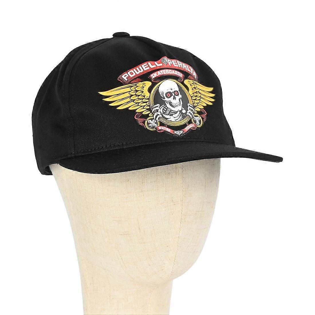 Powell Peralta Winged Ripper Snapback Cap - Nero