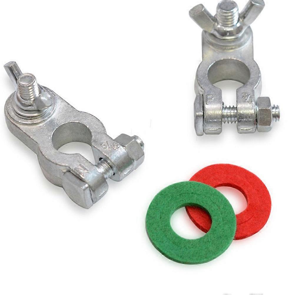 Electric Battery Connector Battery Clamp for Replacement 1Pair Auto