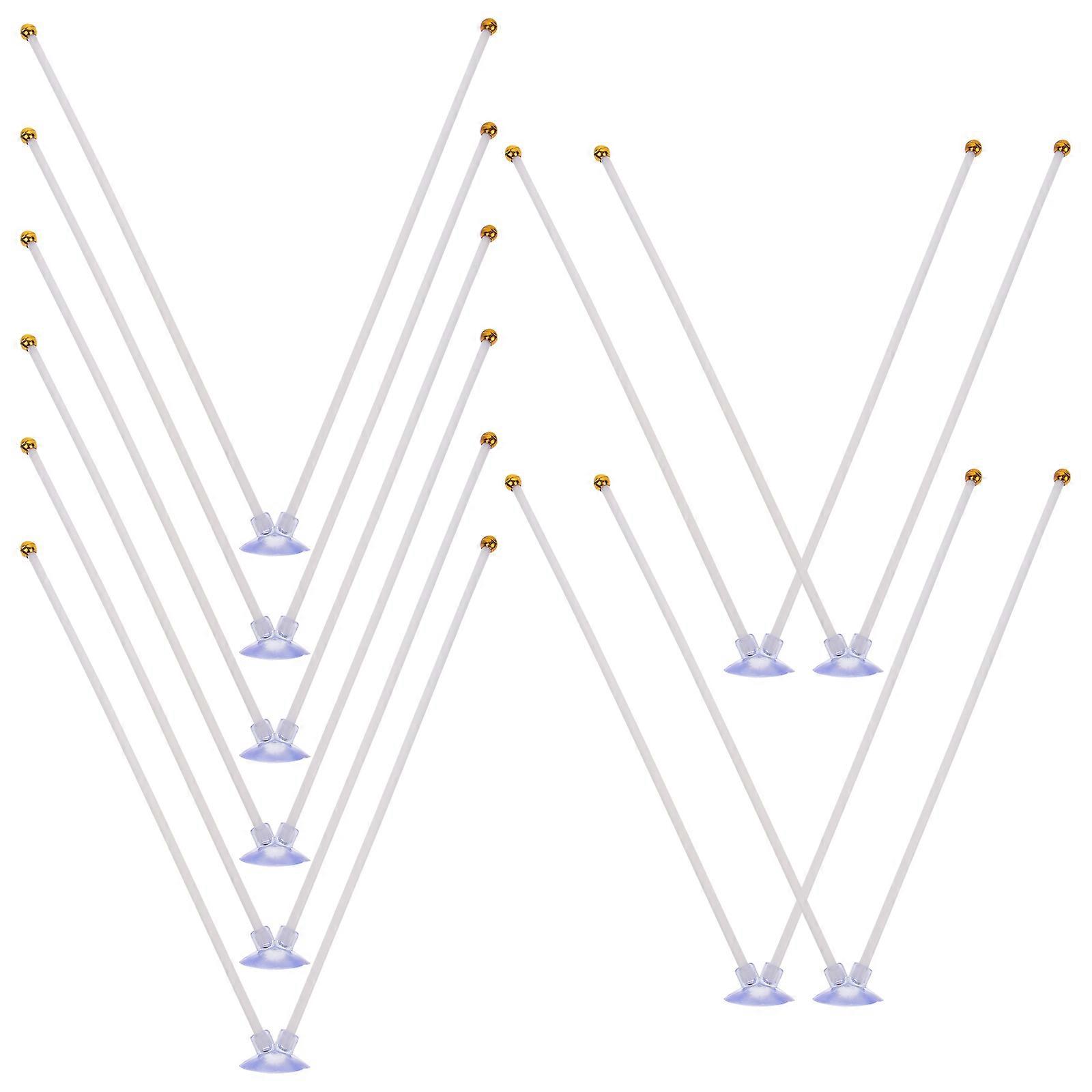 Car Flag Pole Bracket Plastic Holder for Suction Mount 40Pcs