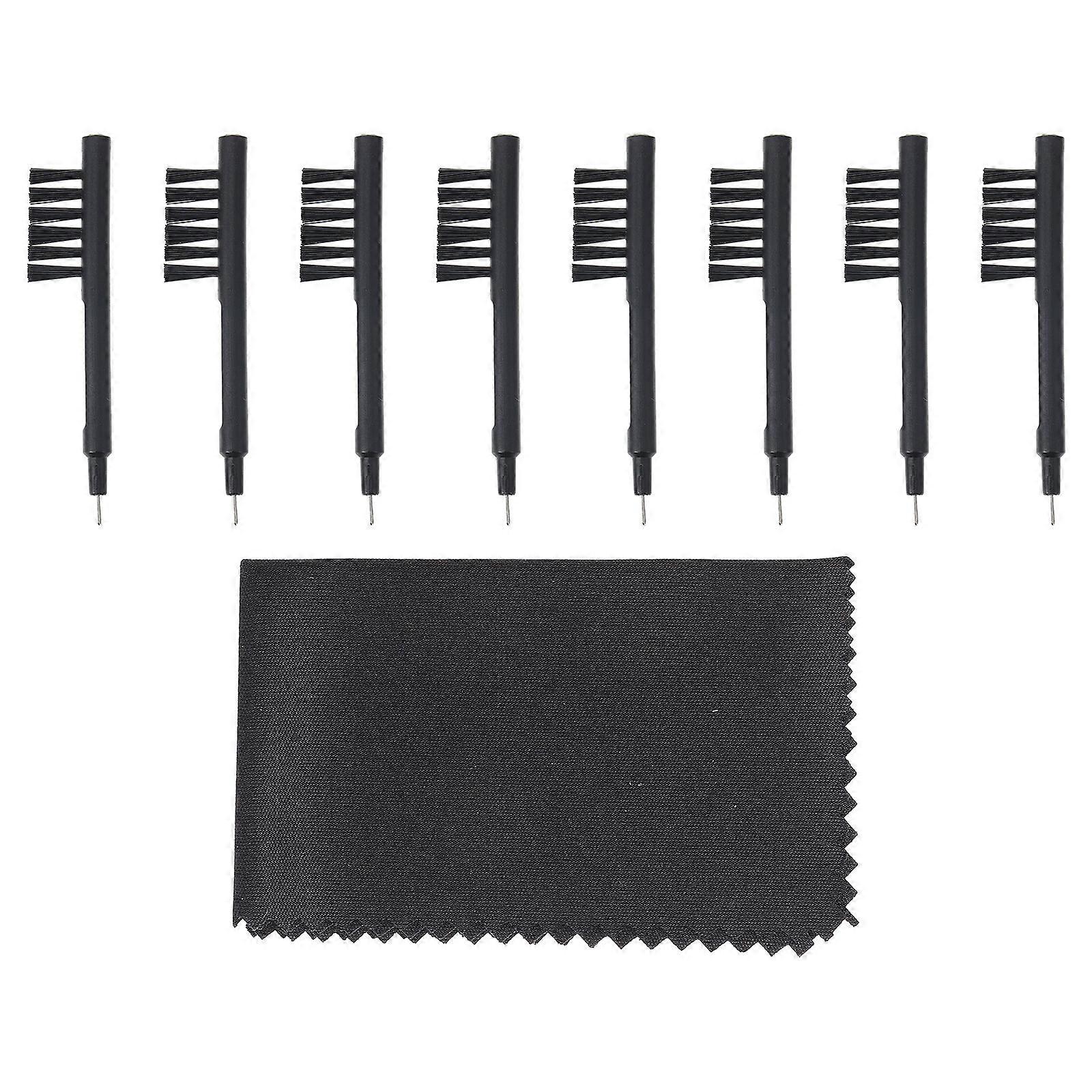 Practical Hearing Aid Cleaning Rod Brush Kit for Care 3Sets Black