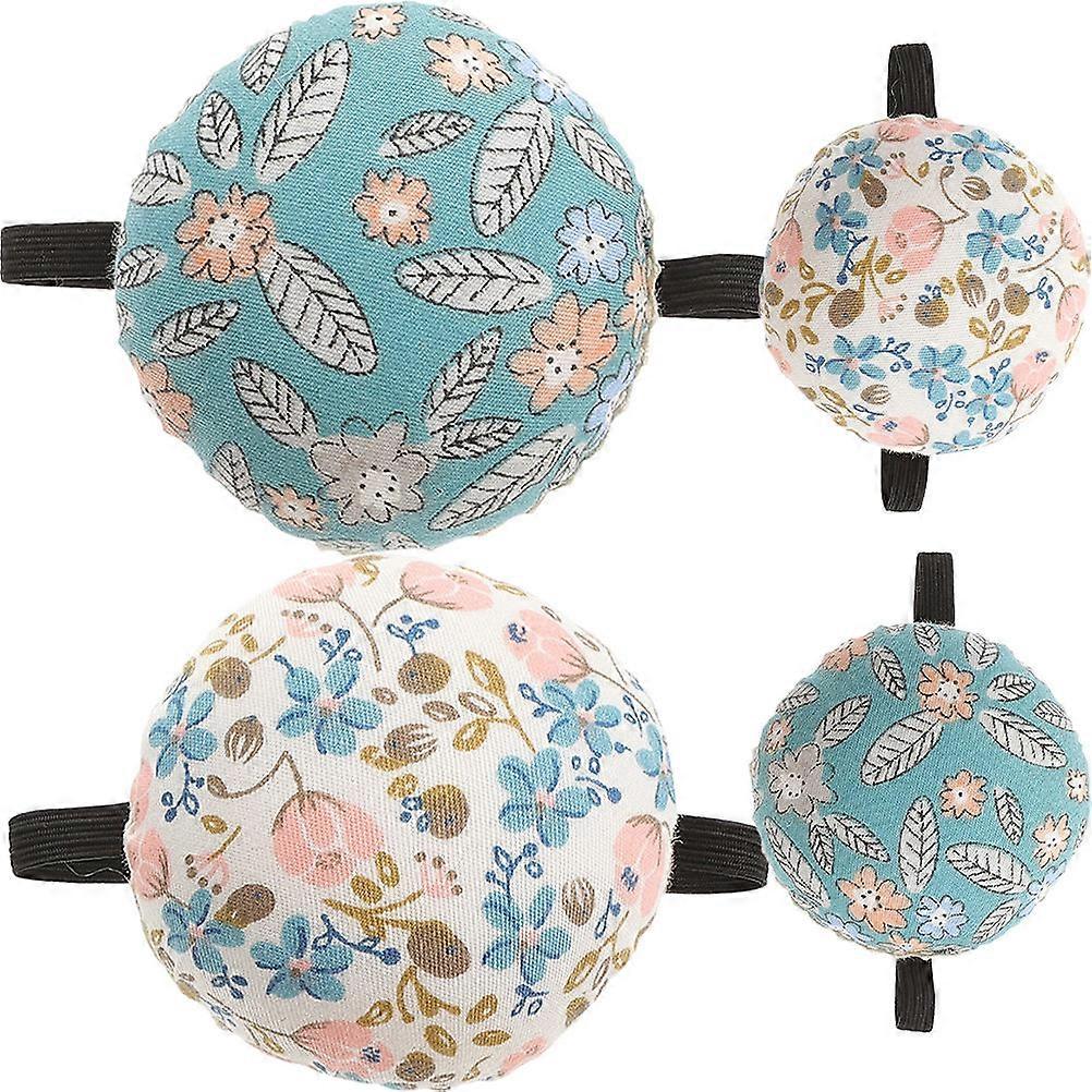 Wristband Needle Pincushions 8 Pcs Perfect For Craft Work Rectangular Shape Attractive Pattern