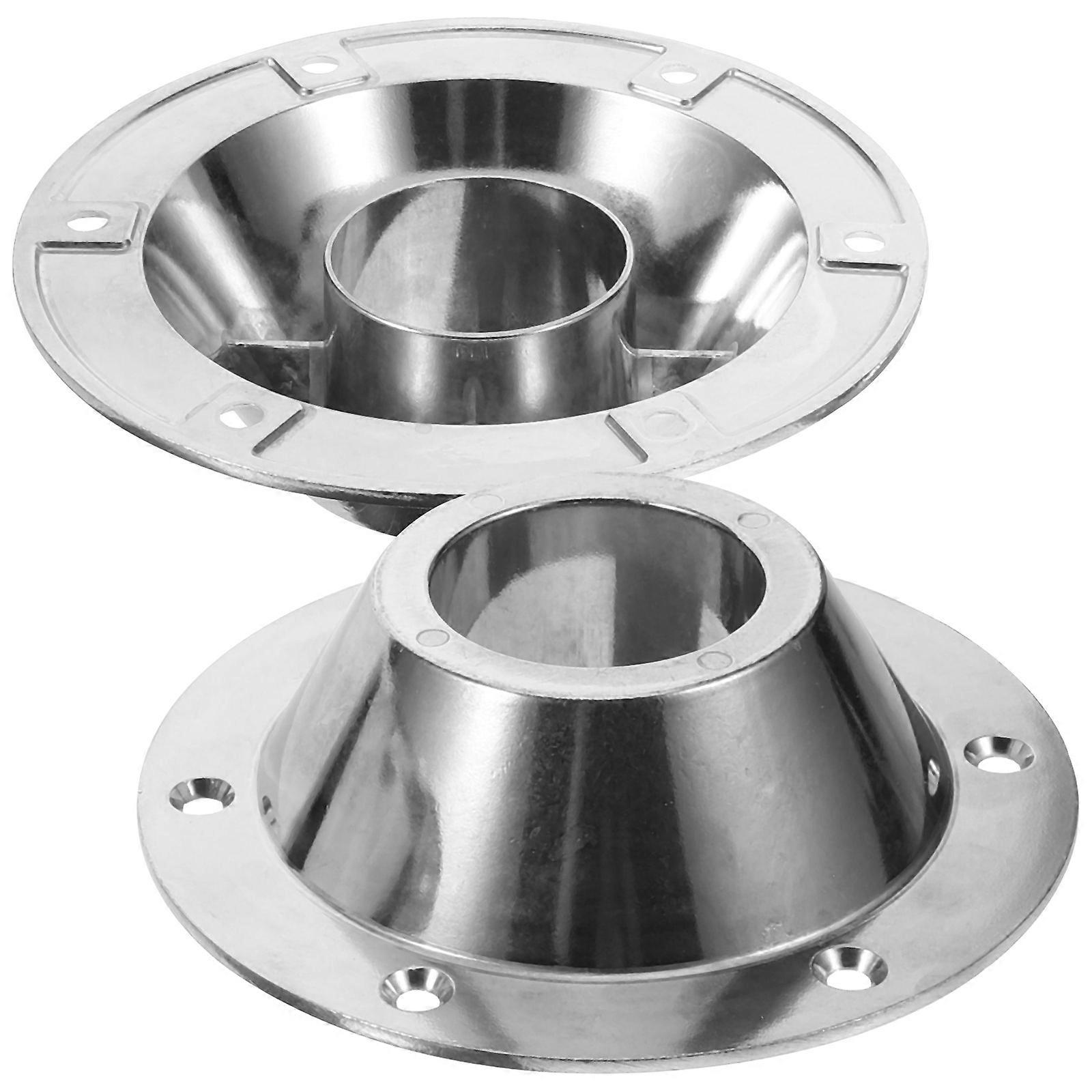 Rv Table Base Aluminum Mount for Pedestal Tables 6Pcs Set