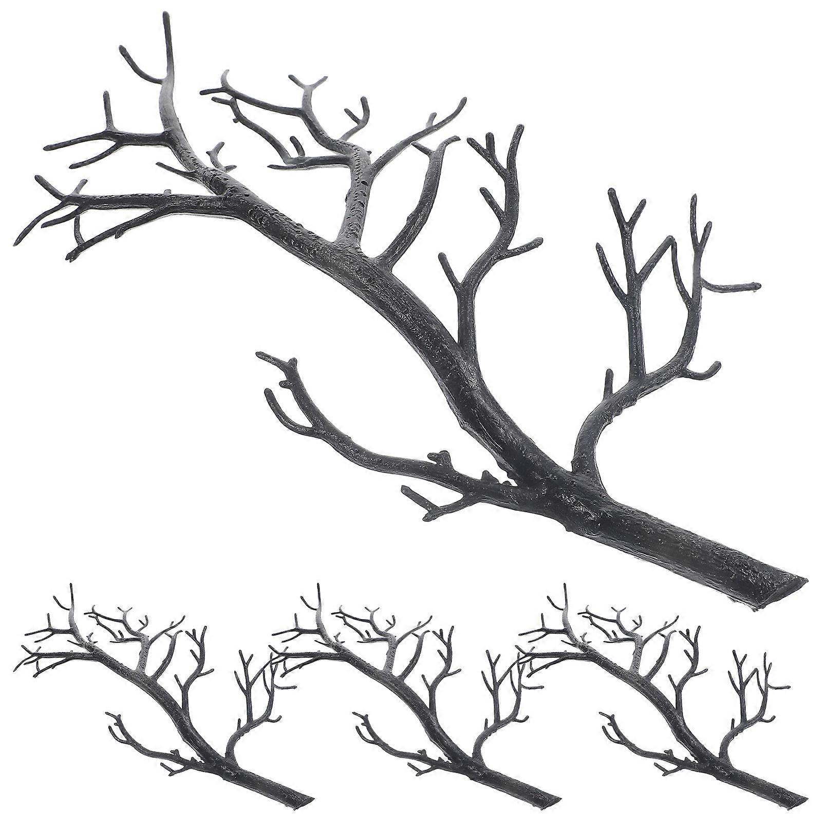Artificial Antler Branches for Home Table Decoration 12Pcs Black PVC