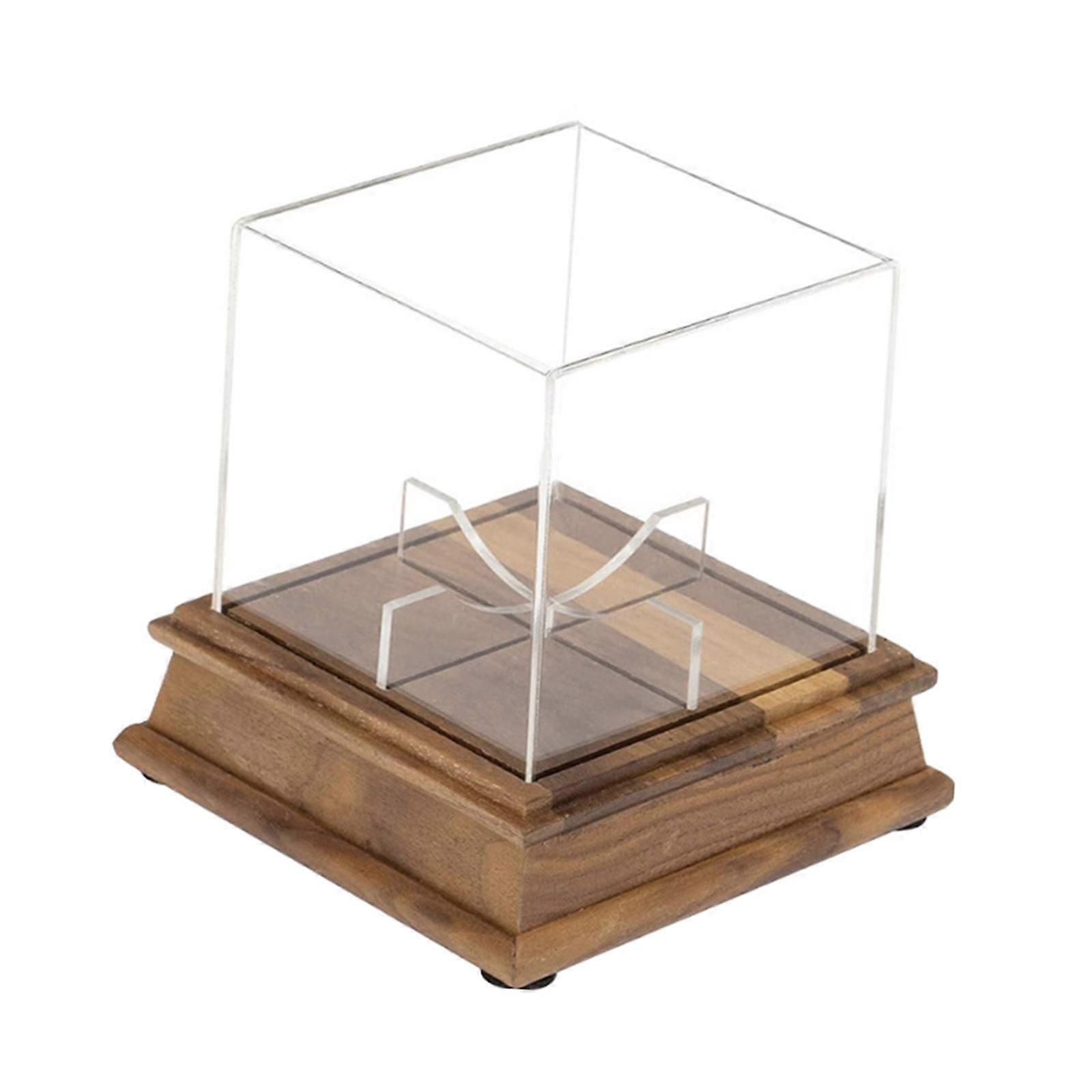 Baseball Display Case for Autographed Balls Acrylic Cube Square Baseball Box