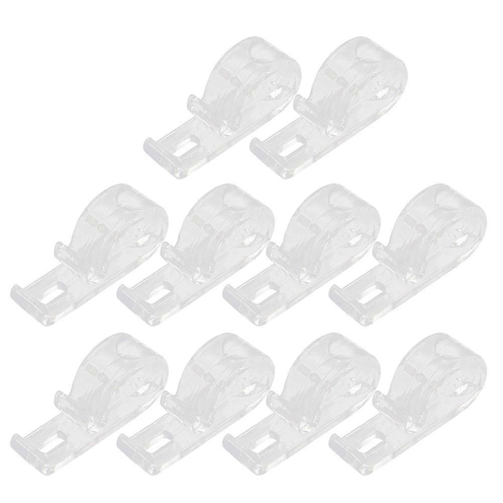 Clear Curtain Clips Roller Blind Chain Retainer for 40Pcs Beaded Hooks