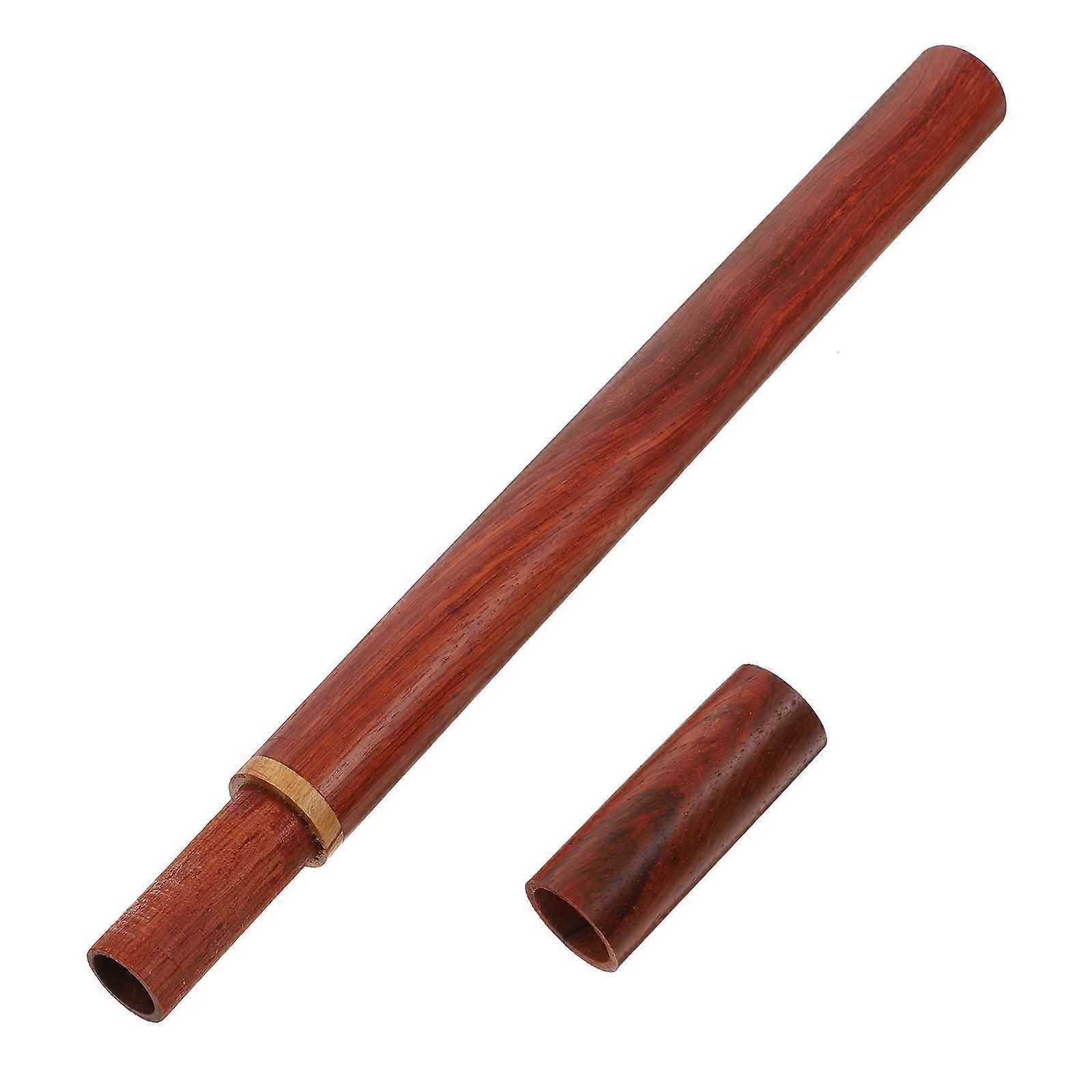 Creative Incense Holder Tube For Home Decorative Use In Dark Red Color With Storage Function 1Pcs