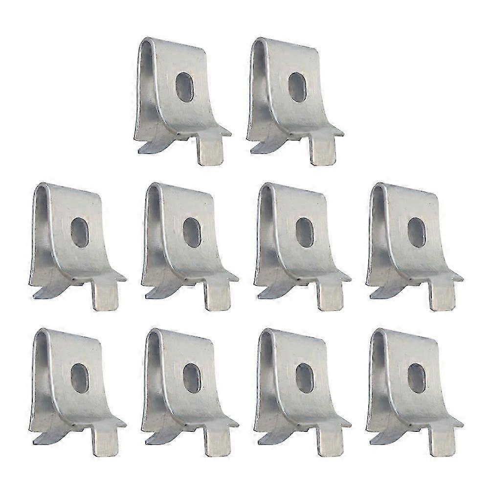 2025 Latest Model  50 pcs  Shelf Bracket Clips Stainless Shelf Supports Clips