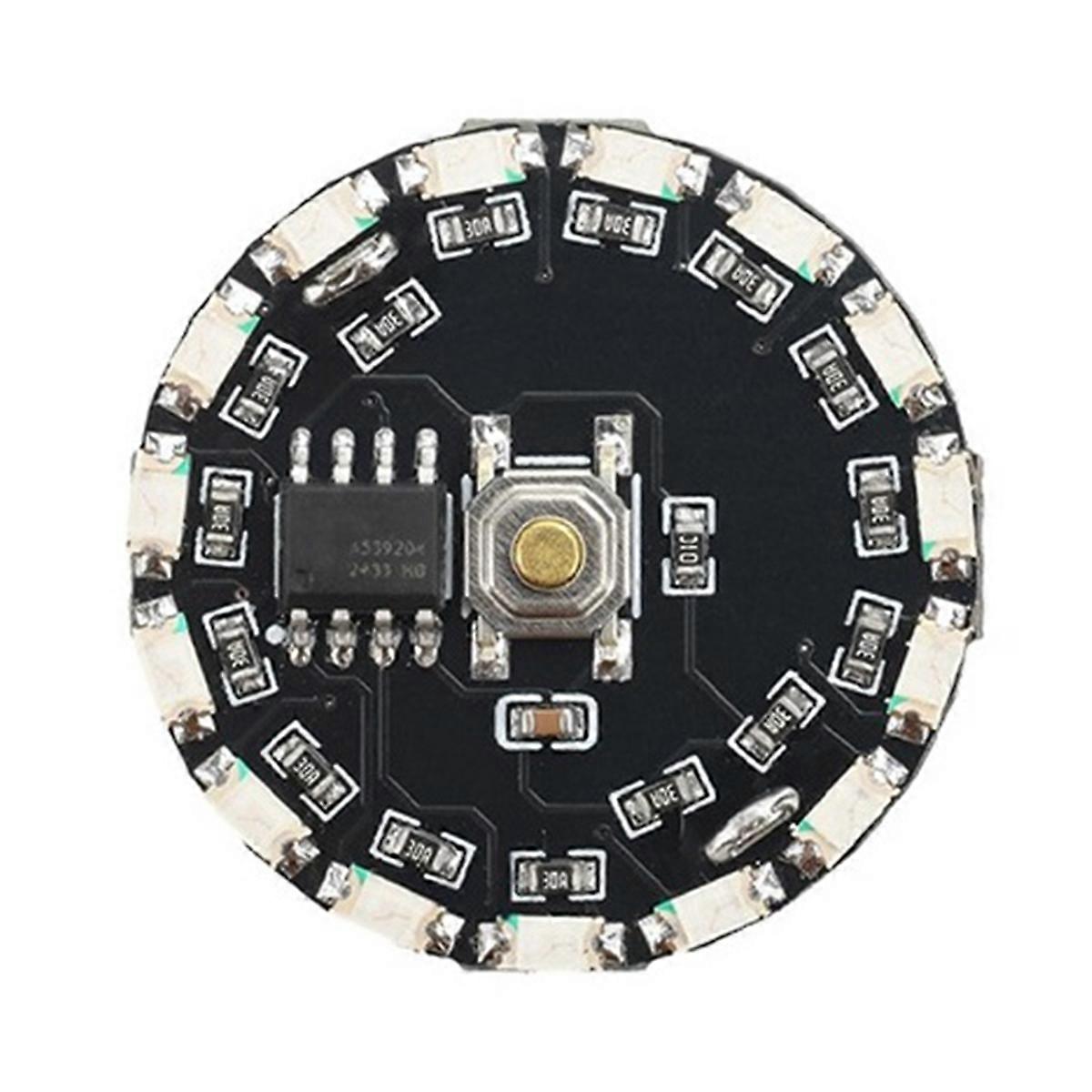 16Modes Button Flow Light Toy Model Decoration White