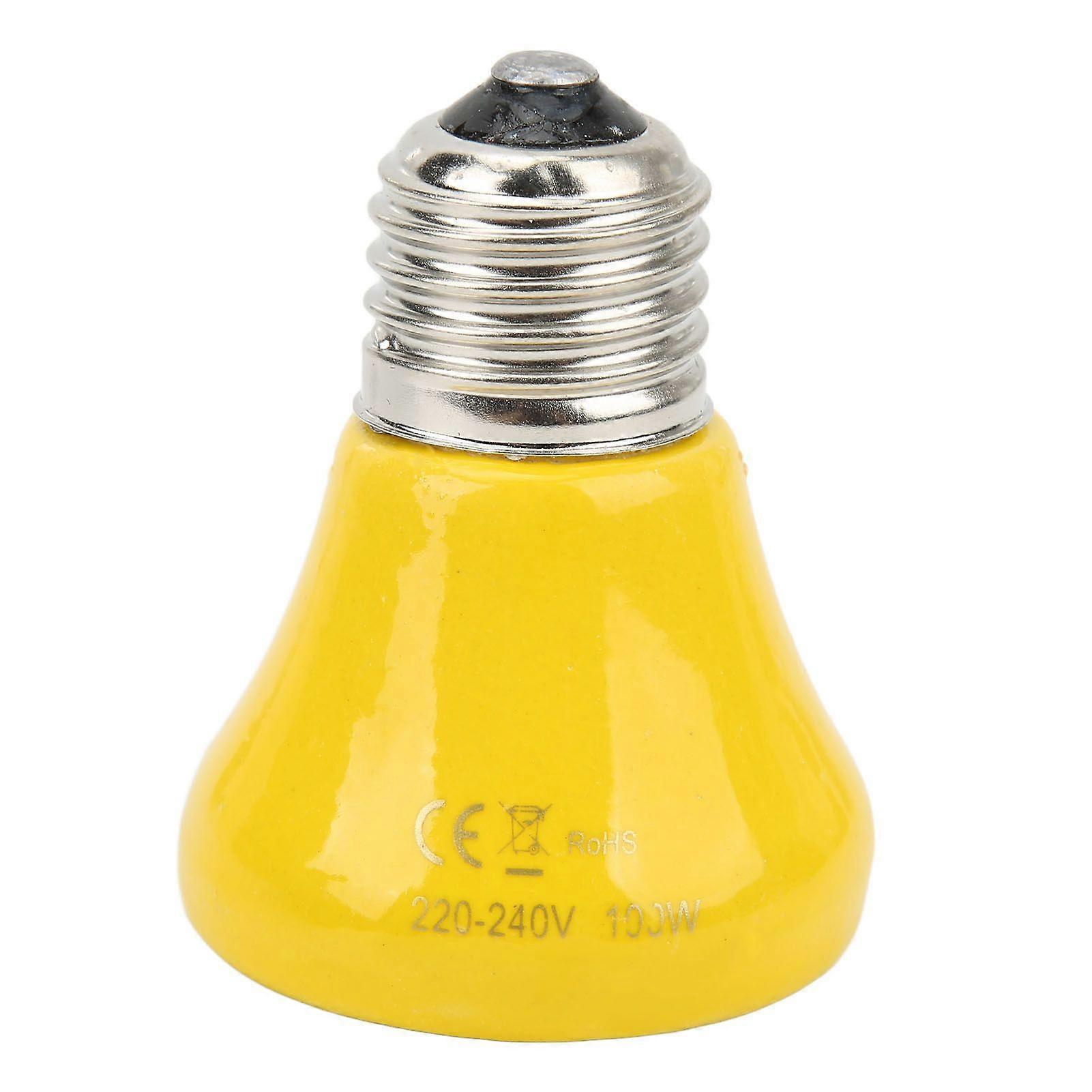 爬虫類用セラミックヒーター電球 ミニ赤外線ヒーター セラミック両生類用ヒーター トカゲ爬虫類用 220V240V