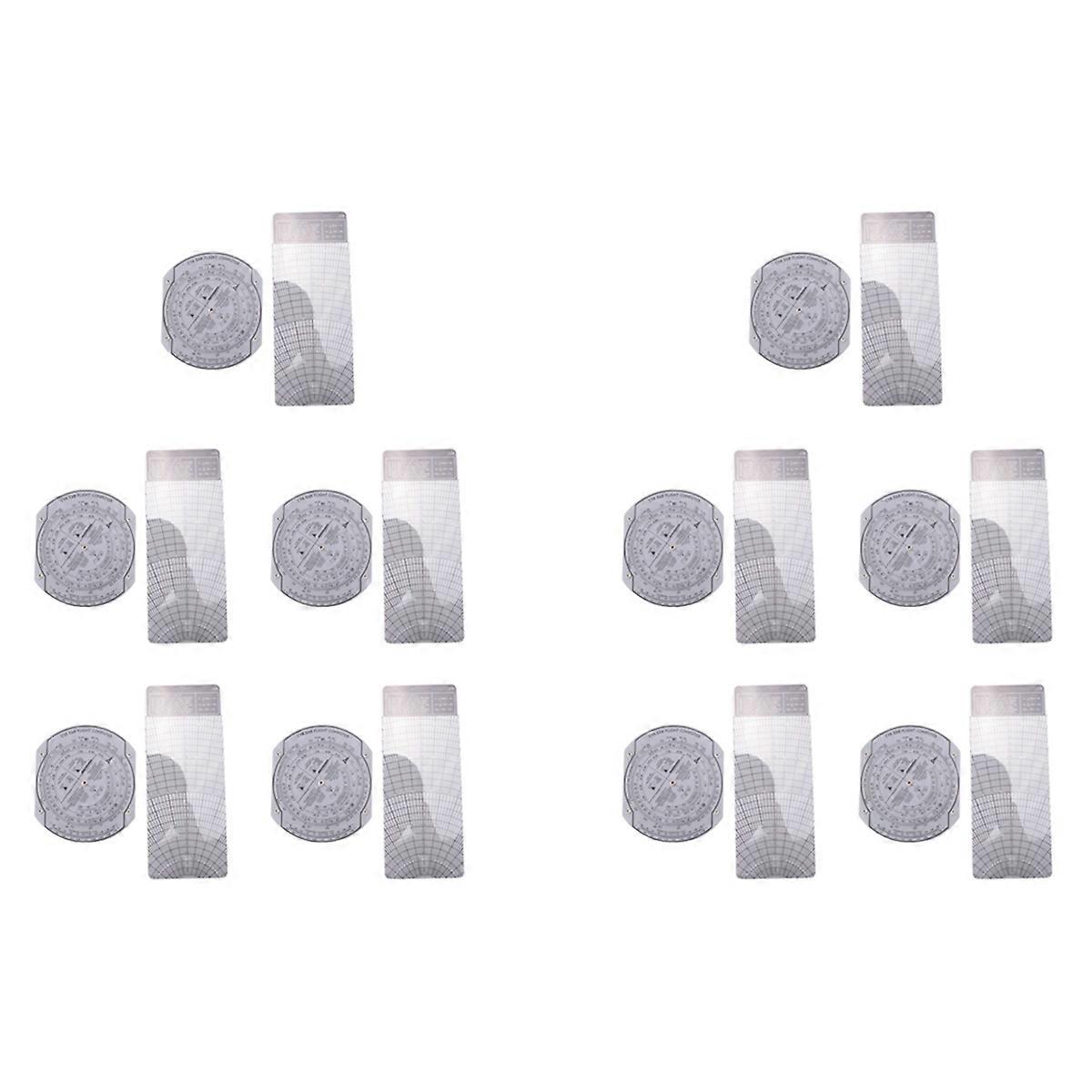 E6B Plastic Flight Computer, Patented Aviation Pilot Flight Computer