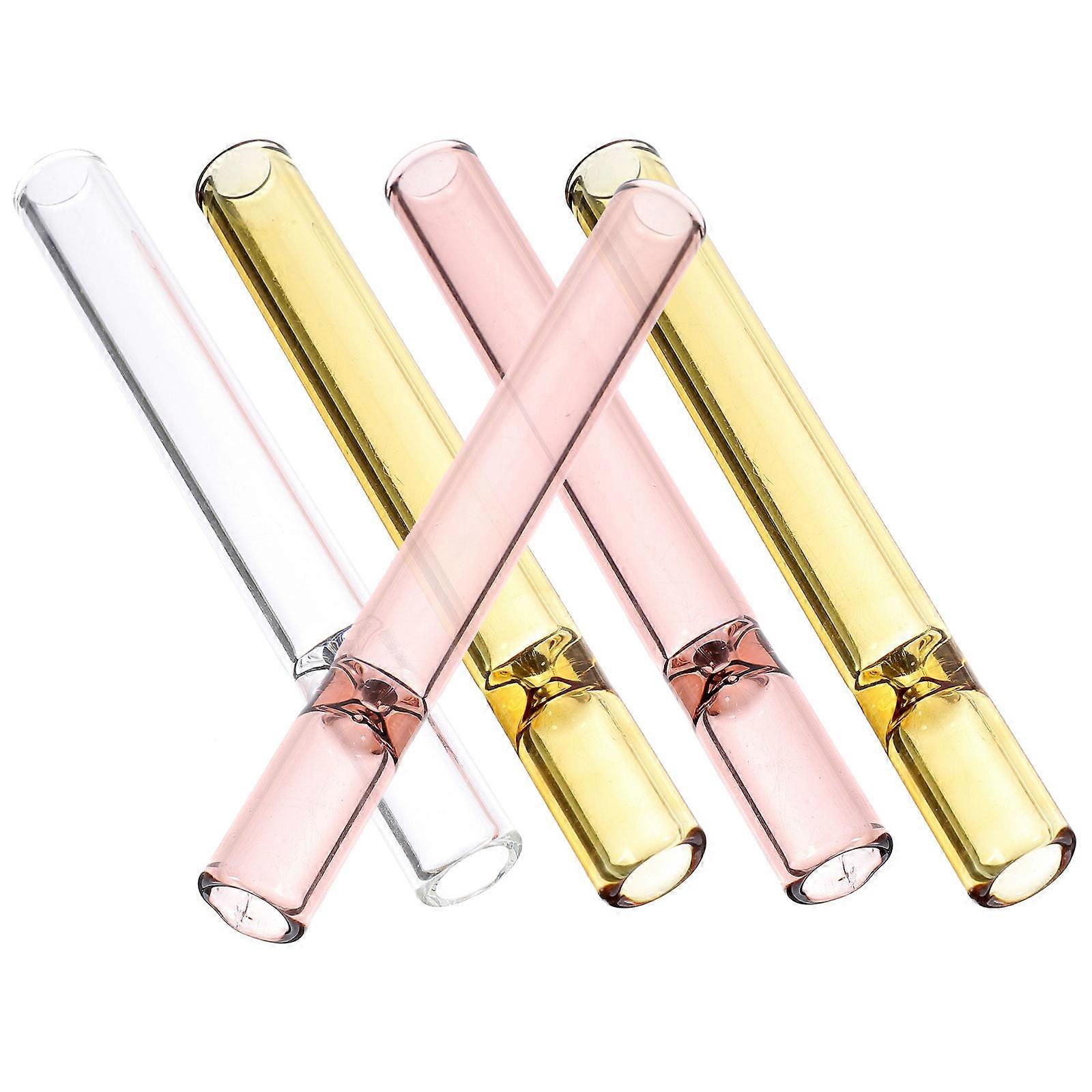 Assorted Smoke Tube for Smoking with 5Pcs Reusable Straws