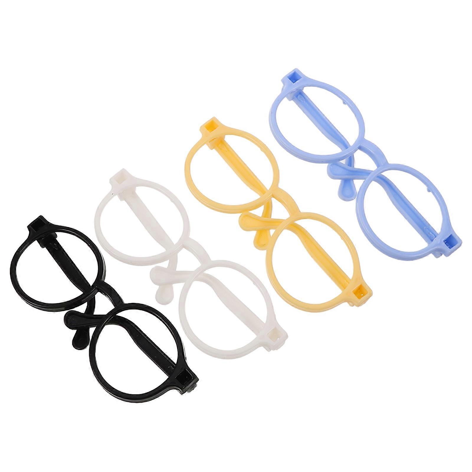 Cotton Doll Accessories Cute Eyeglasses Frames for Dolls with 16Pcs Set