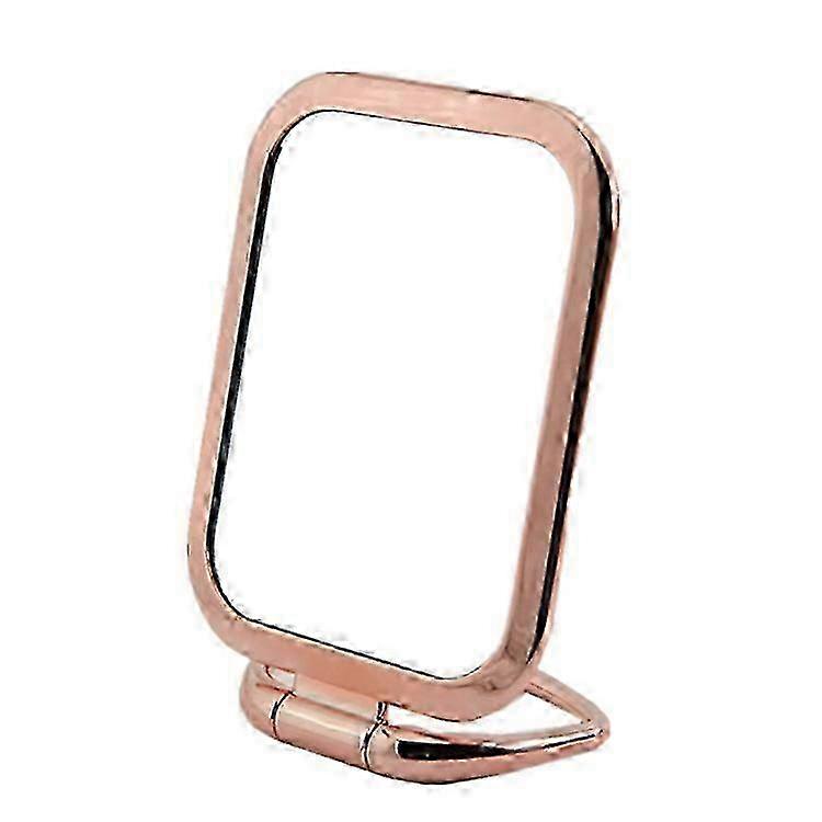Double Sided Magnifying Makeup Mirror with Stand Rose Gold