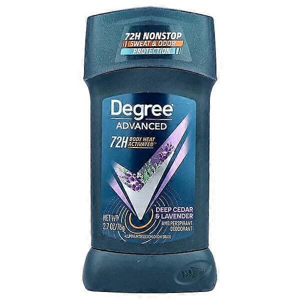 Degree, Advanced, 72H Body Heat ActivatedÃÂ¢ÃÂÃÂ¢, Antiperspirant Deodorant, Deep Cedar & Lavender, 2.7 oz (76 g)