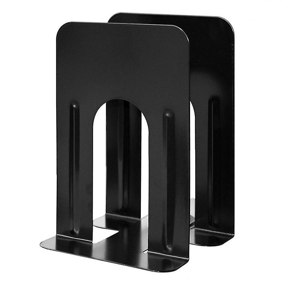 ブックエンド1ペアメタルブックスタンド耐久性のある頑丈なメタルブックエンドシェルフオフィス用ブックエンドホルダー