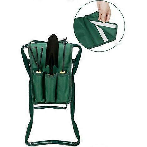 Heavy Duty Folding Stool, Removable Canvas Tool Bag