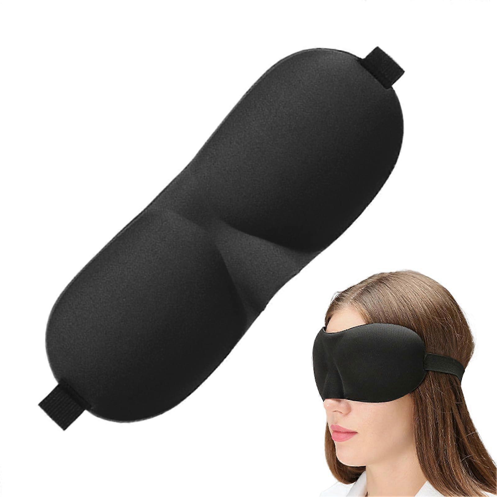Eye Protector for Sleeping 3D Contoured Sleep Mask, Breathable Cooling, Travel, Napping, Adjustable Strap