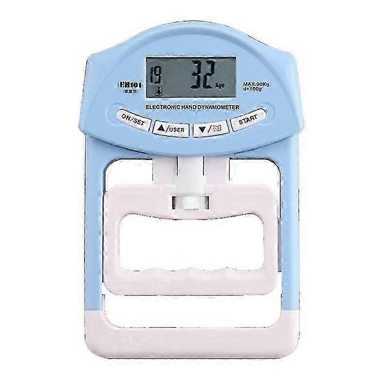 Digital Electronic Hand Dynamometer 90kg/200lbs Counting Gripper Grips Strengthener Measurement Meter Auto Capturing Power