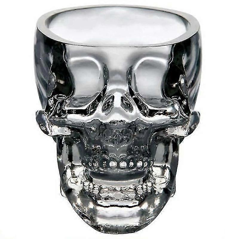Crystal Skull Whiskey Glass Cup Drinking Ware Bar