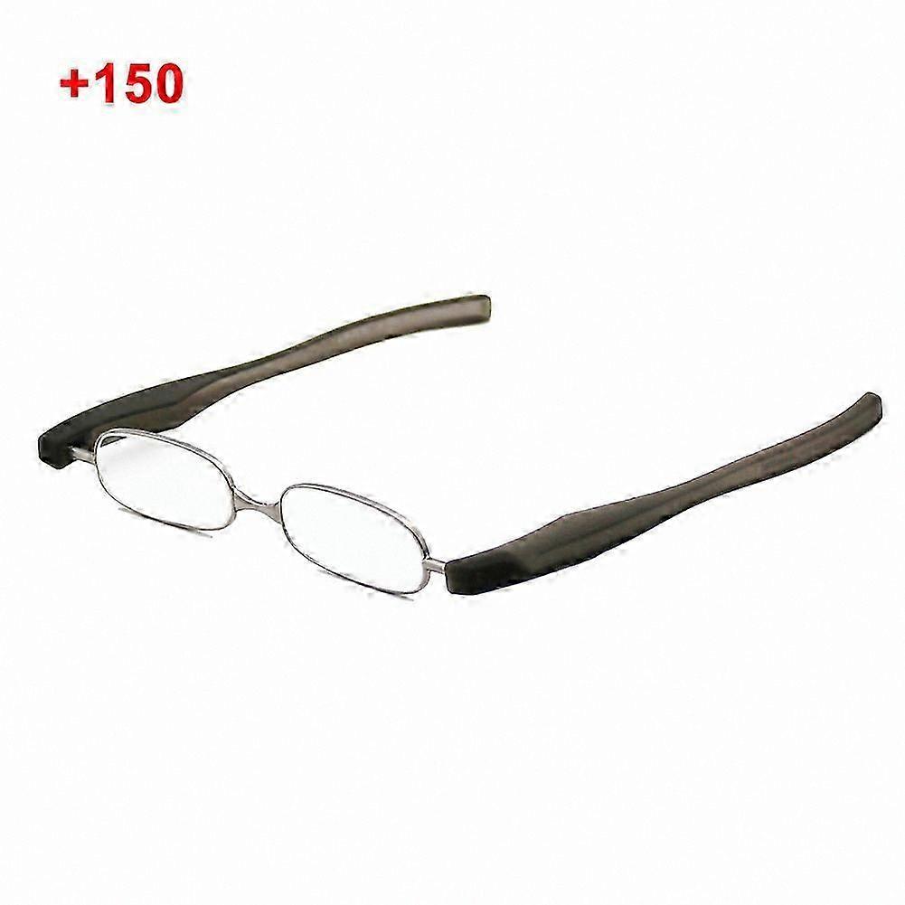 Compact Folding Reading Glasses with 360 Twist, Portable Lightweight Design, Anti-Glare and Eye Strain Relief for Easy Carry in Pocket or Pen Clip