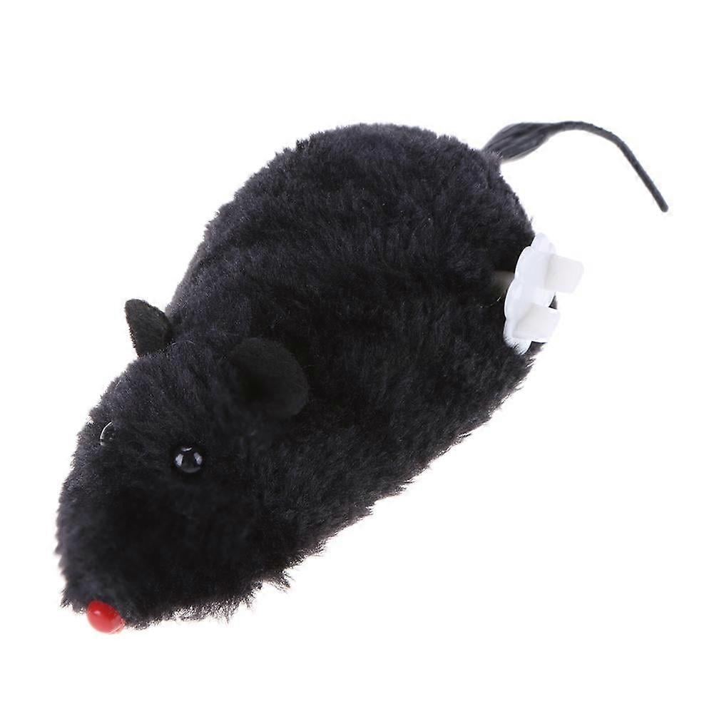 Clockwork Mouse Toy for Cat Dog Plush Rat Mechanical Motion Interactive Toy Pets Supplies